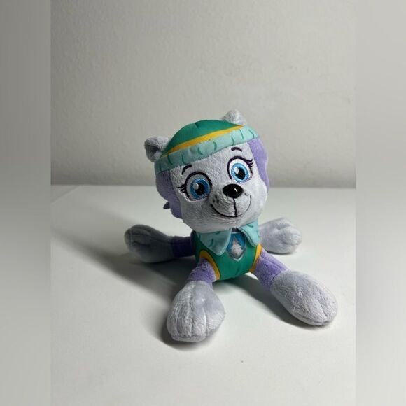 Nick Jr. Paw Patrol Everest 6” Plush Stuffed Animal Purple - Picture 1 of 5